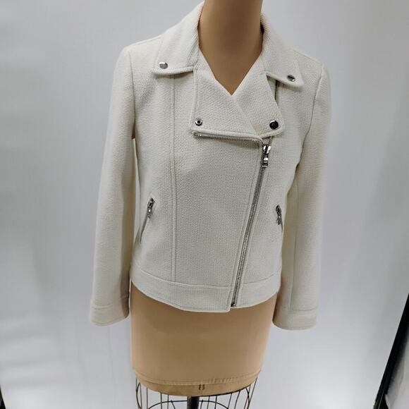 Ann Taylor Moto Jacket Size 4 - Picture 15 of 16